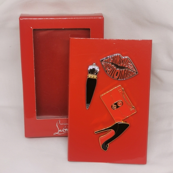 Christian Louboutin Pins 4 Piece Set - Picture 2 of 4